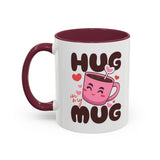 Hug in My Mug Mug | Cute Pink Cup, Heart Coffee Design