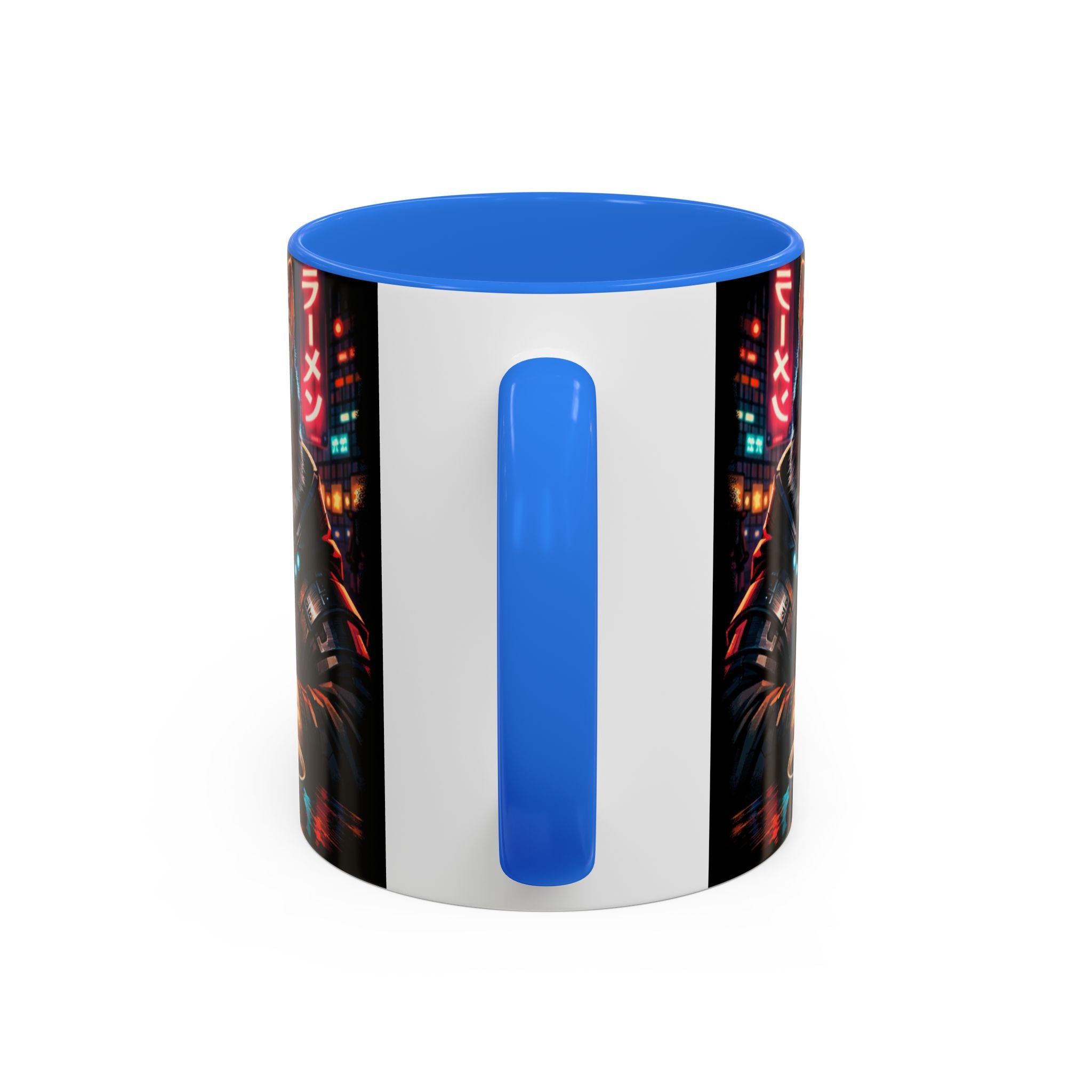 Cyberpunk Sushi Cat Mug | 11oz 15oz Ceramic Coffee Cup