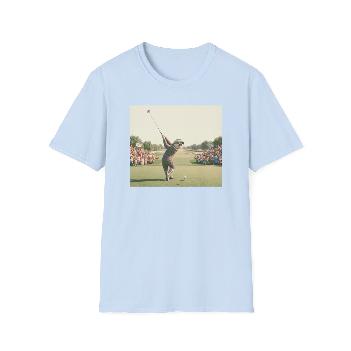 Sloth Golfer 3D Animation T-Shirt | Cinematic CGI Sporting Character