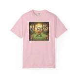 Sloth Pickleball Illustration T-shirt | Whimsical Forestcore Slow Living
