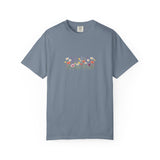 Wildflower Meadow watercolor floral design T-shirt | botanical garden tee