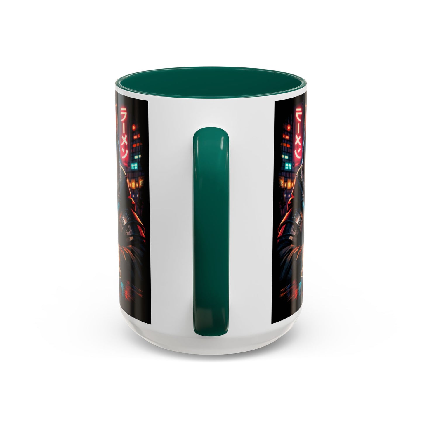 Cyberpunk Sushi Cat Mug | 11oz 15oz Ceramic Coffee Cup