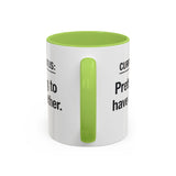 Current Status: Pretending to Have It Together mug | Accent Coffee Mug