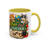 Purr-fect Teacher Mug | Cat Classroom Design, 11oz or 15oz