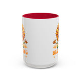 Blooming Sunflower Mug | Yoga Meditating Sunflower Ceramic Mug