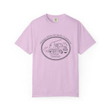 Vintage Semi Truck Line Art T-Shirt | Trucker Logo Tee