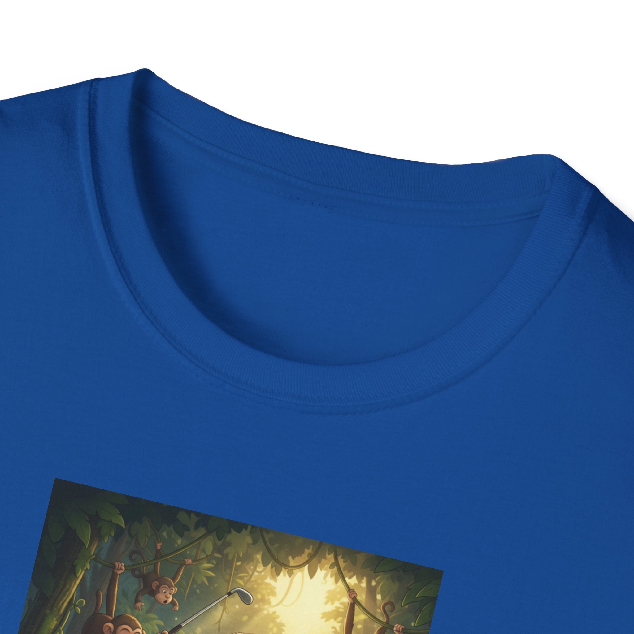 Slow Living Sloth Golfer T-Shirt | Zen Sportswear Tropical Golf Silas