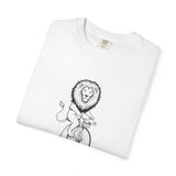 Lion Riding Vintage Penny-farthing Bike T-shirt