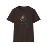 Stealthy Capybara Warrior T-Shirt | Zen Assassin Tactical Capy