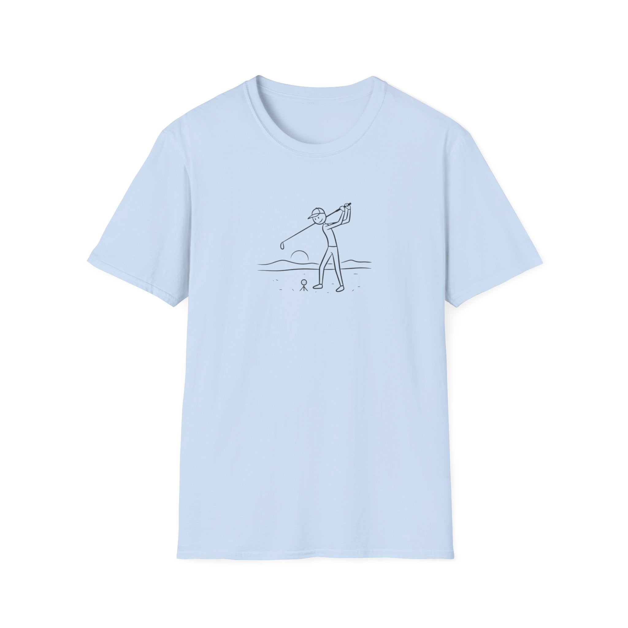 Timmy "The Wind-Stopper" McPar Stickman Golf Tee | T-Shirt