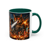Catzilla Tokyo Cityscape Mug | Color Interior 11oz 15oz