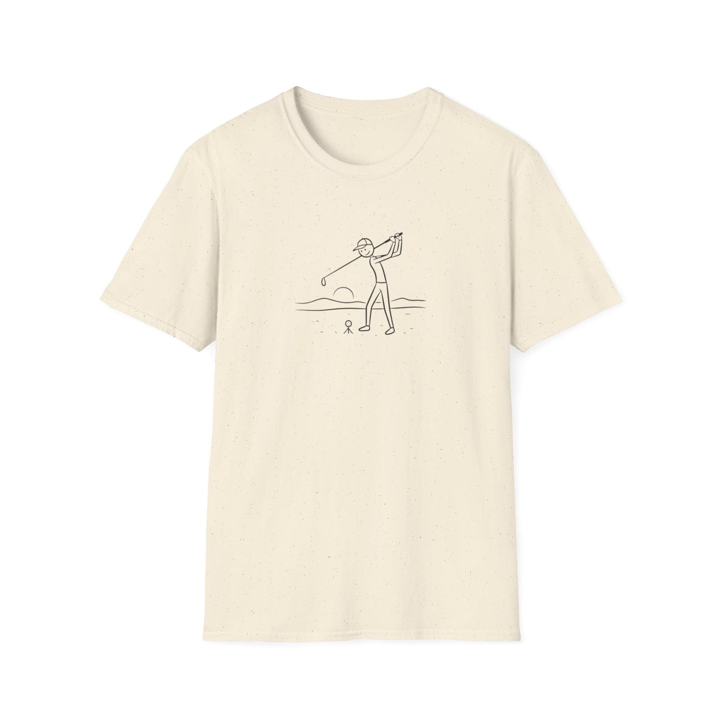 Timmy "The Wind-Stopper" McPar Stickman Golf Tee | T-Shirt