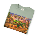 Jurassic Dink Pickleball Dinosaur Arcade Poster T-Shirt | Retro Video Game Shirt