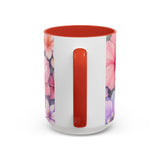 Tropical Orchid Floral Mug | Accent Coffee Mug 11oz 15oz