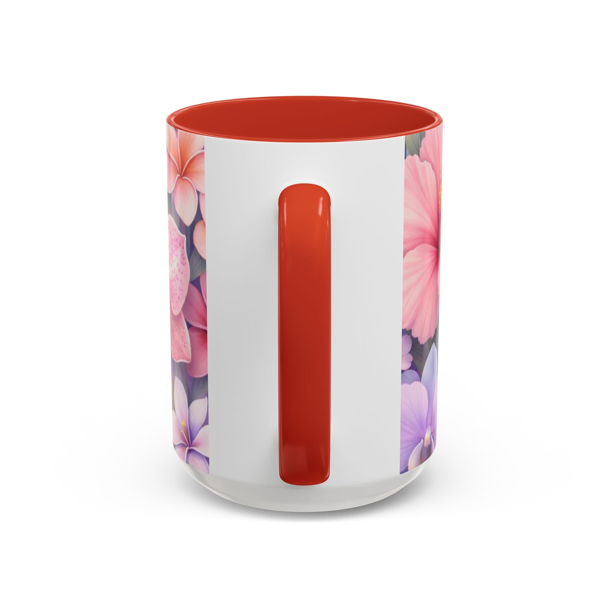 Tropical Orchid Floral Mug | Accent Coffee Mug 11oz 15oz
