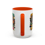 Straight Outta Meow The Kitty 90s Hip Hop Mug | Color Accent