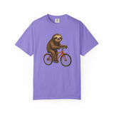 Sloth Bicycle Shirt – Funny Riding Bike Illustration Tees for Cycling Lover