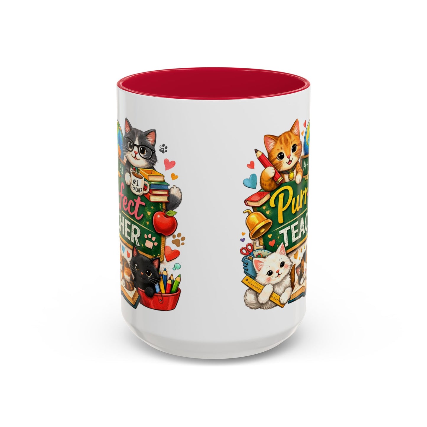 Purr-fect Teacher Mug | Cat Classroom Design, 11oz or 15oz
