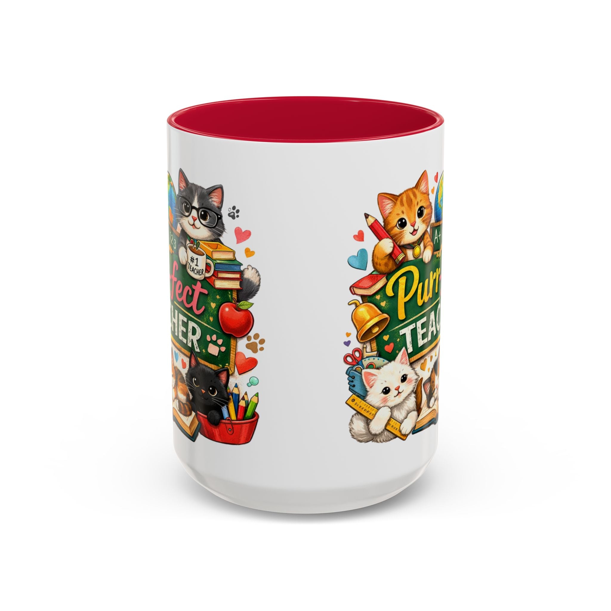 Purr-fect Teacher Mug | Cat Classroom Design, 11oz or 15oz