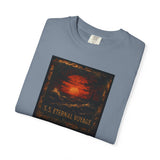 Eternal Voyage Sunset Illustration T-Shirt | Vintage Ocean Scene