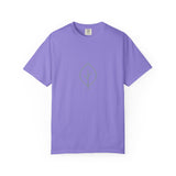 Minimal Green Leaf icon T-Shirt | Eco Nature Graphic Tee
