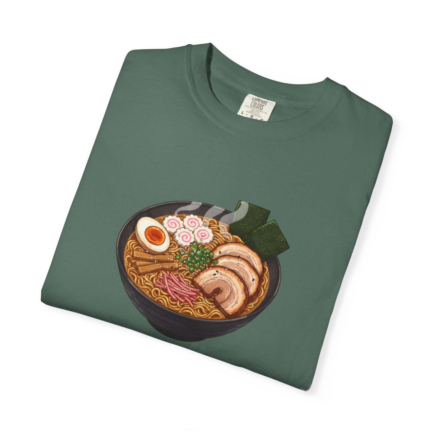 Ramen Bowl Illustration T-shirt | Cute Noodle Soup Graphic