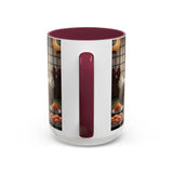 Goose with Sushi Mug | Japanese Tea Room Illustration