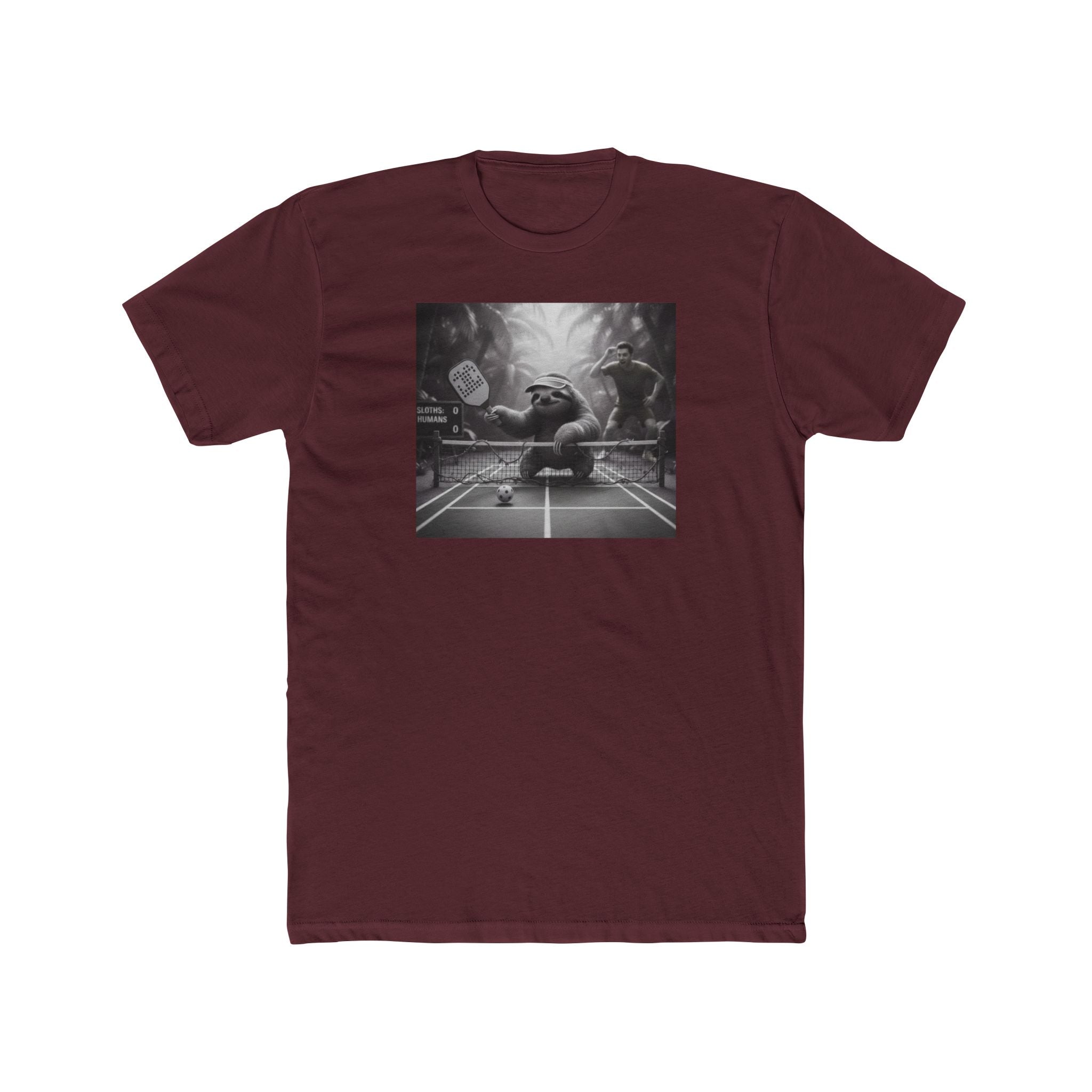 Dink-Shot Sloth Pickleball Tee | Slow-Motion Sportswear Parody