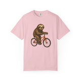 Sloth Bicycle Shirt – Funny Riding Bike Illustration Tees for Cycling Lover