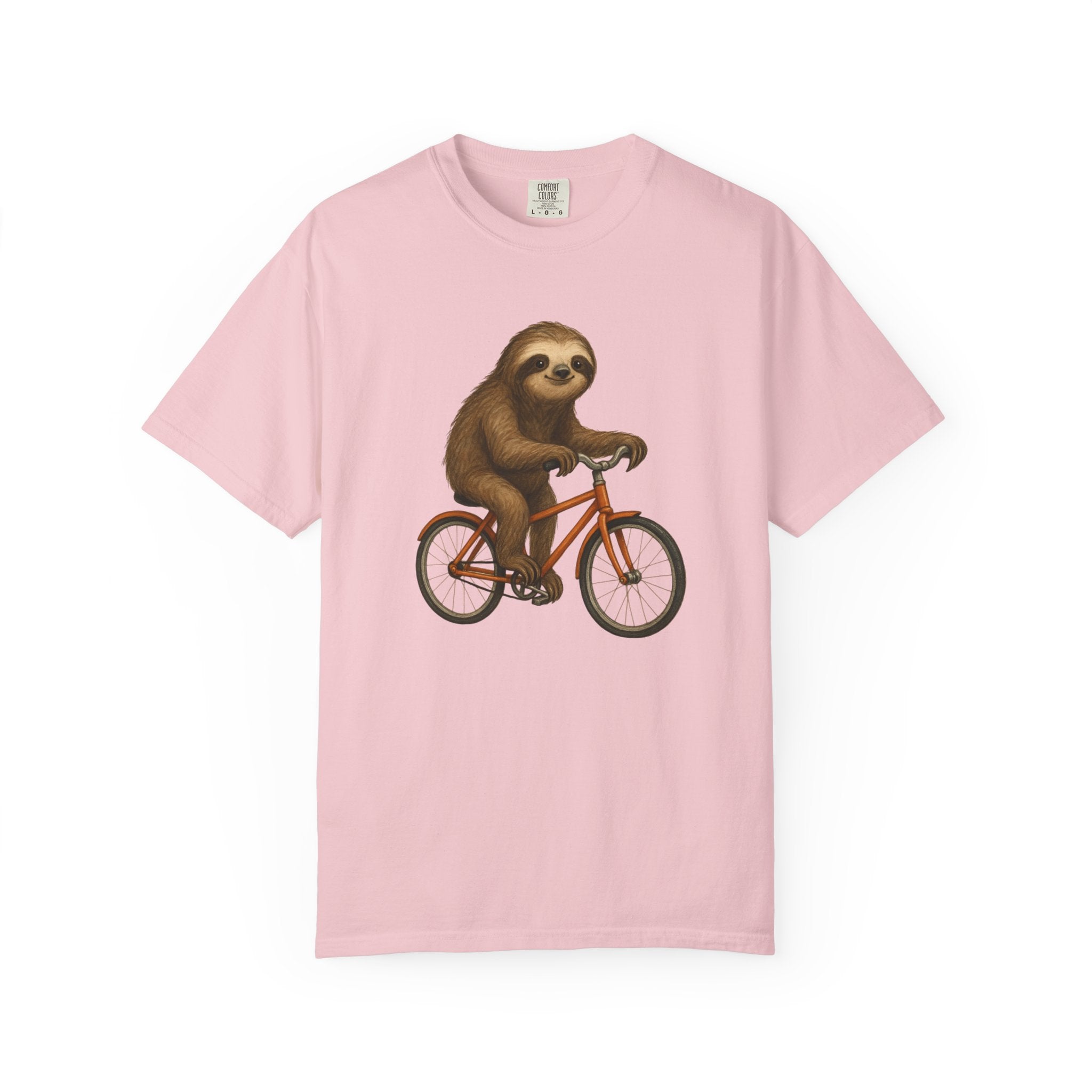 Sloth Bicycle Shirt – Funny Riding Bike Illustration Tees for Cycling Lover