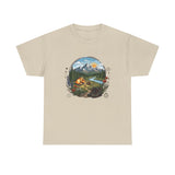 Mountain Camping Adventure T-Shirt | Outdoor Nature Hiking Tee | Wilderness Tent Graphic Shirt | Gift for Hiker Camper |