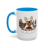French Bulldog Pasta in Rome Mug | Ceramic Coffee Cup