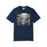 Pickleball Beagle Puppies T-shirt | Monochrome Dog Art