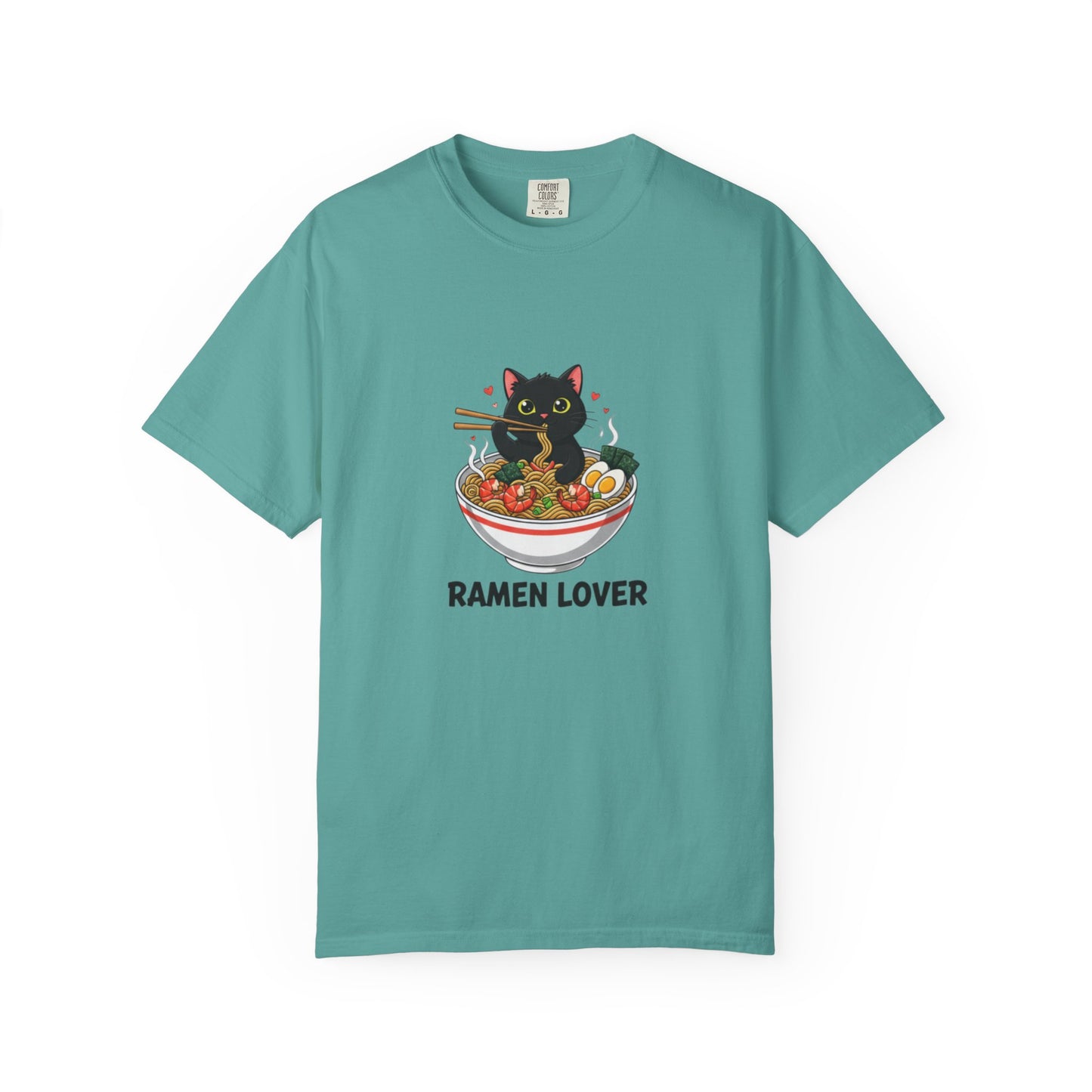 Ramen Cat Garment-Dyed T-shirt
