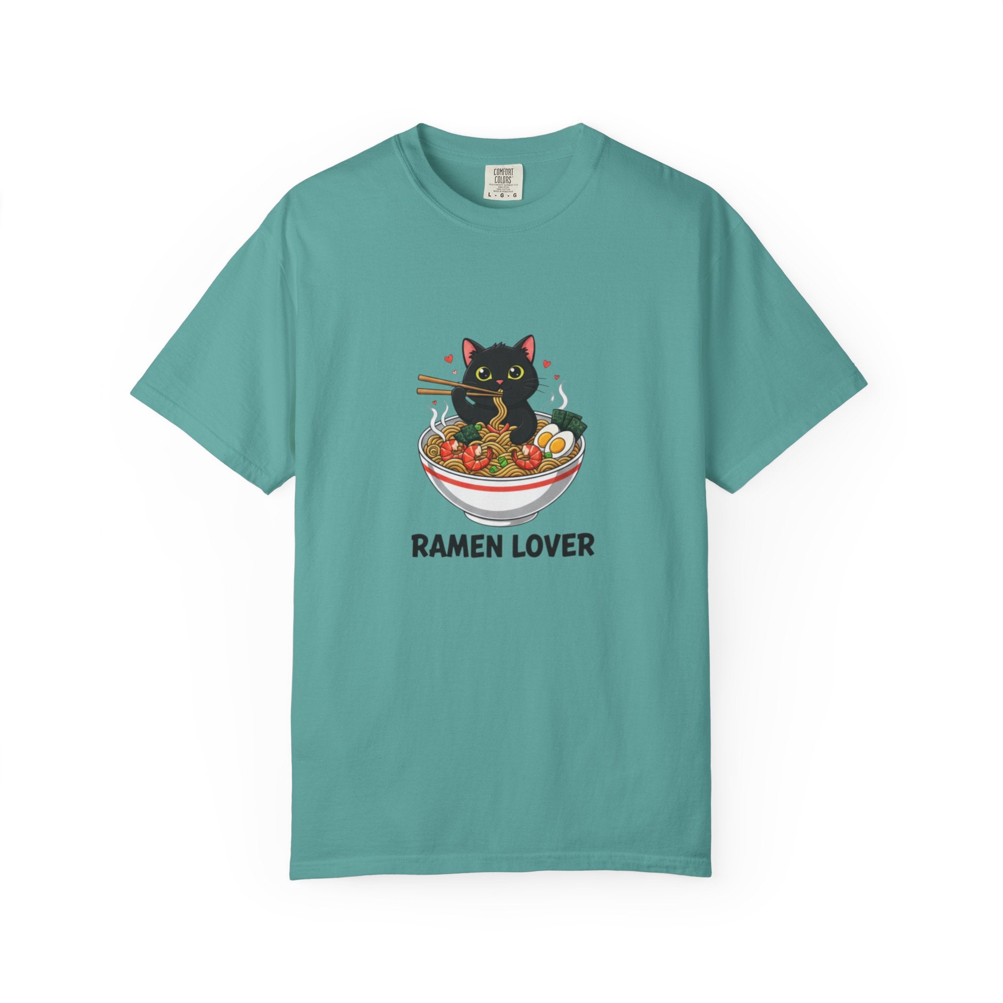 Ramen Cat Garment-Dyed T-shirt