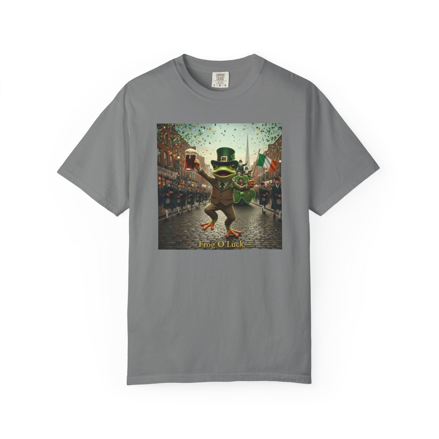 Irish Frog Unisex Garment-Dyed T-shirt