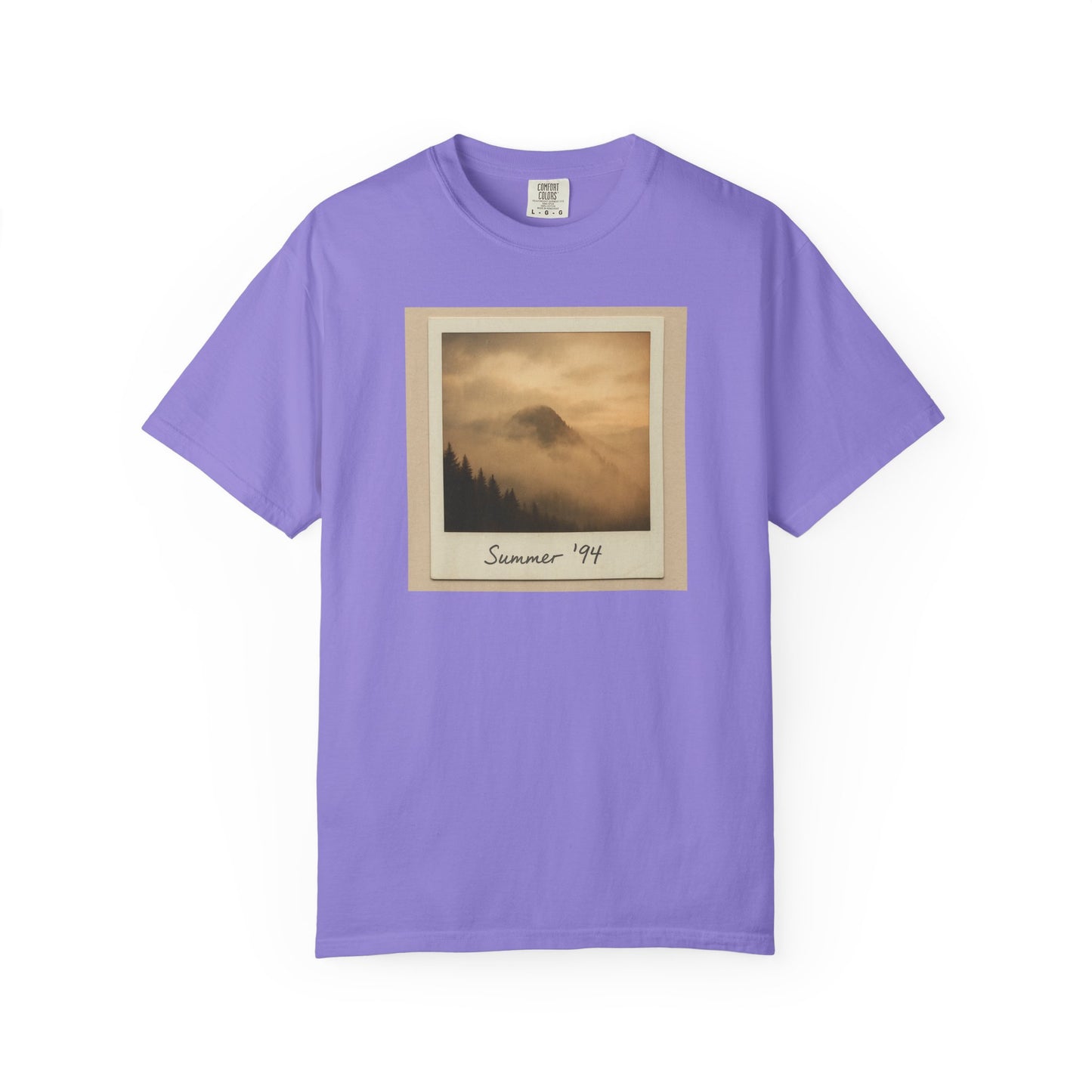 Vintage Polaroid Mountain Photo T-Shirt | Summer '94