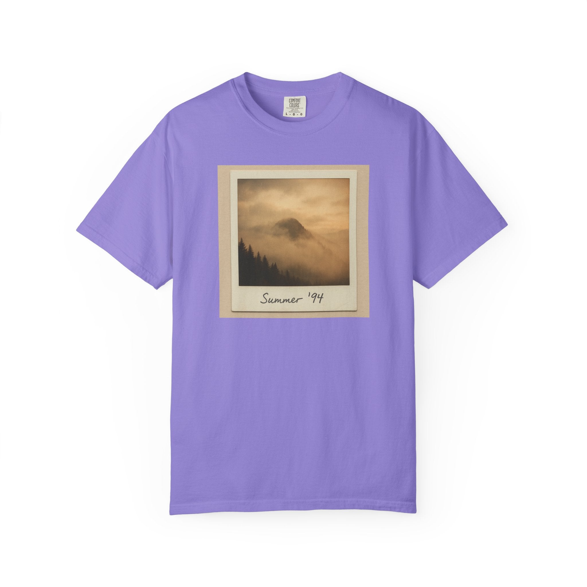 Vintage Polaroid Mountain Photo T-Shirt | Summer '94