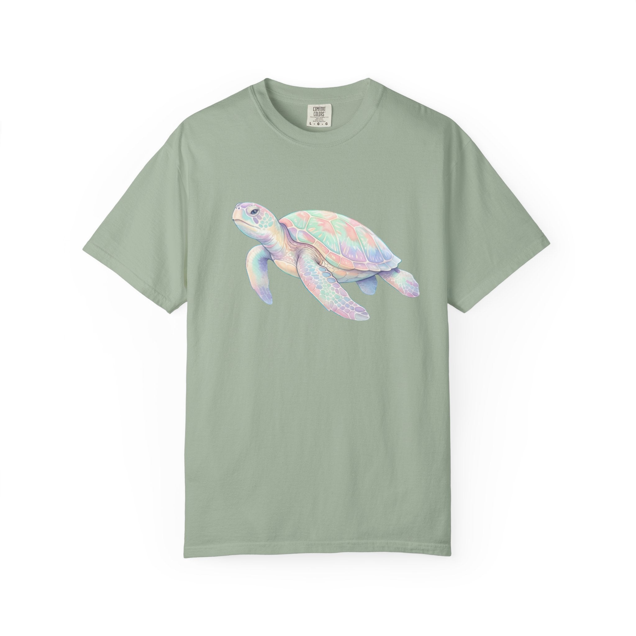 Pastel Sea Turtle T-shirt | Watercolor Marine Life Tee