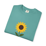 Sunflower Graphic T-shirt | Minimal Floral Tee