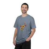 Sunflower and Wildflower Bouquet T-Shirt | Floral Botanical Garden Tee
