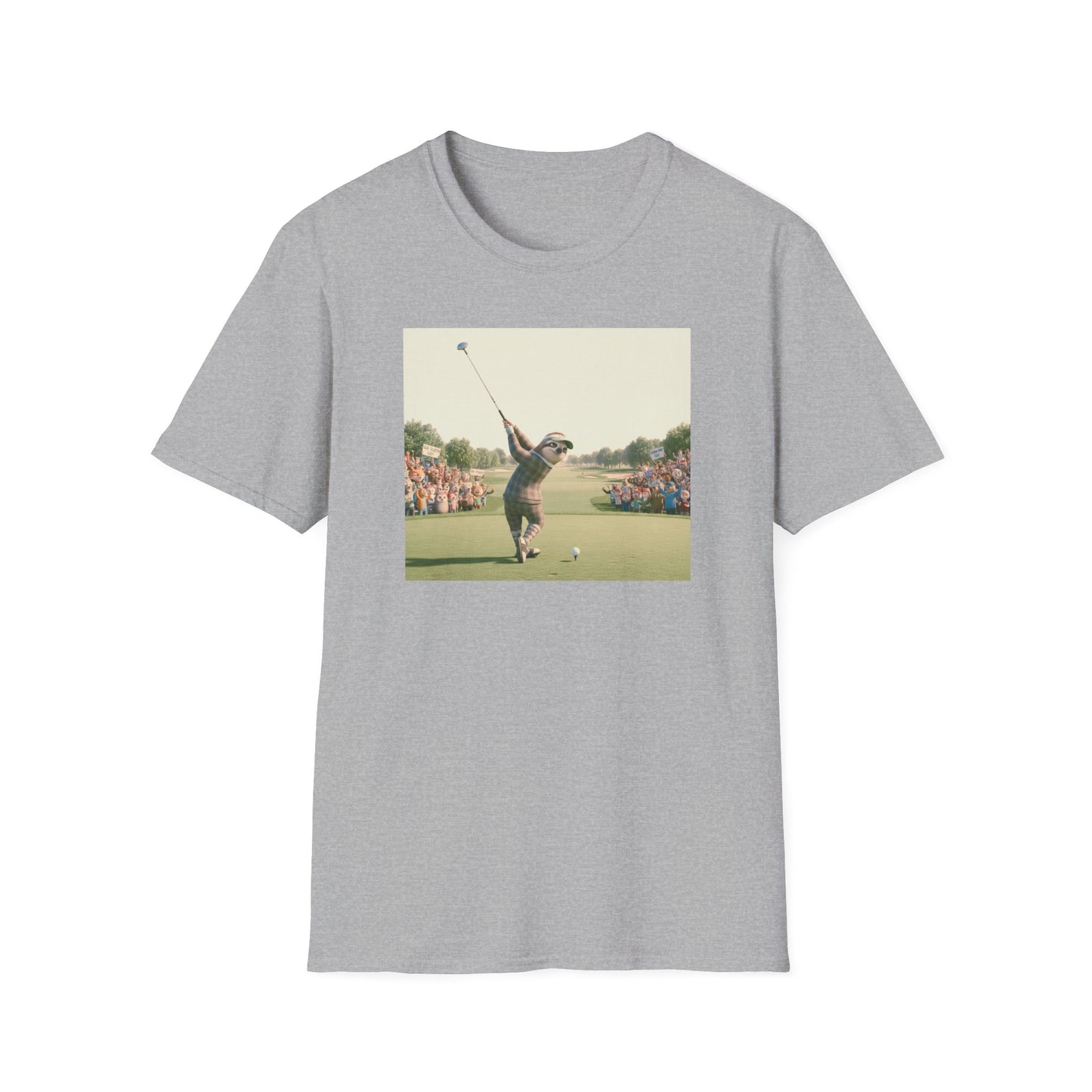 Sloth Golfer 3D Animation T-Shirt | Cinematic CGI Sporting Character