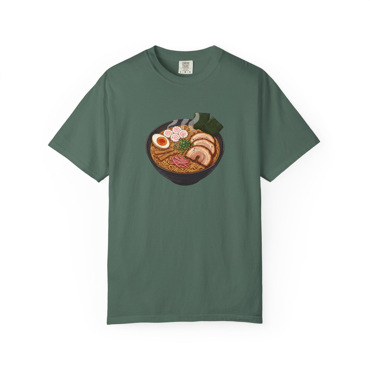 Ramen Bowl Illustration T-shirt | Cute Noodle Soup Graphic