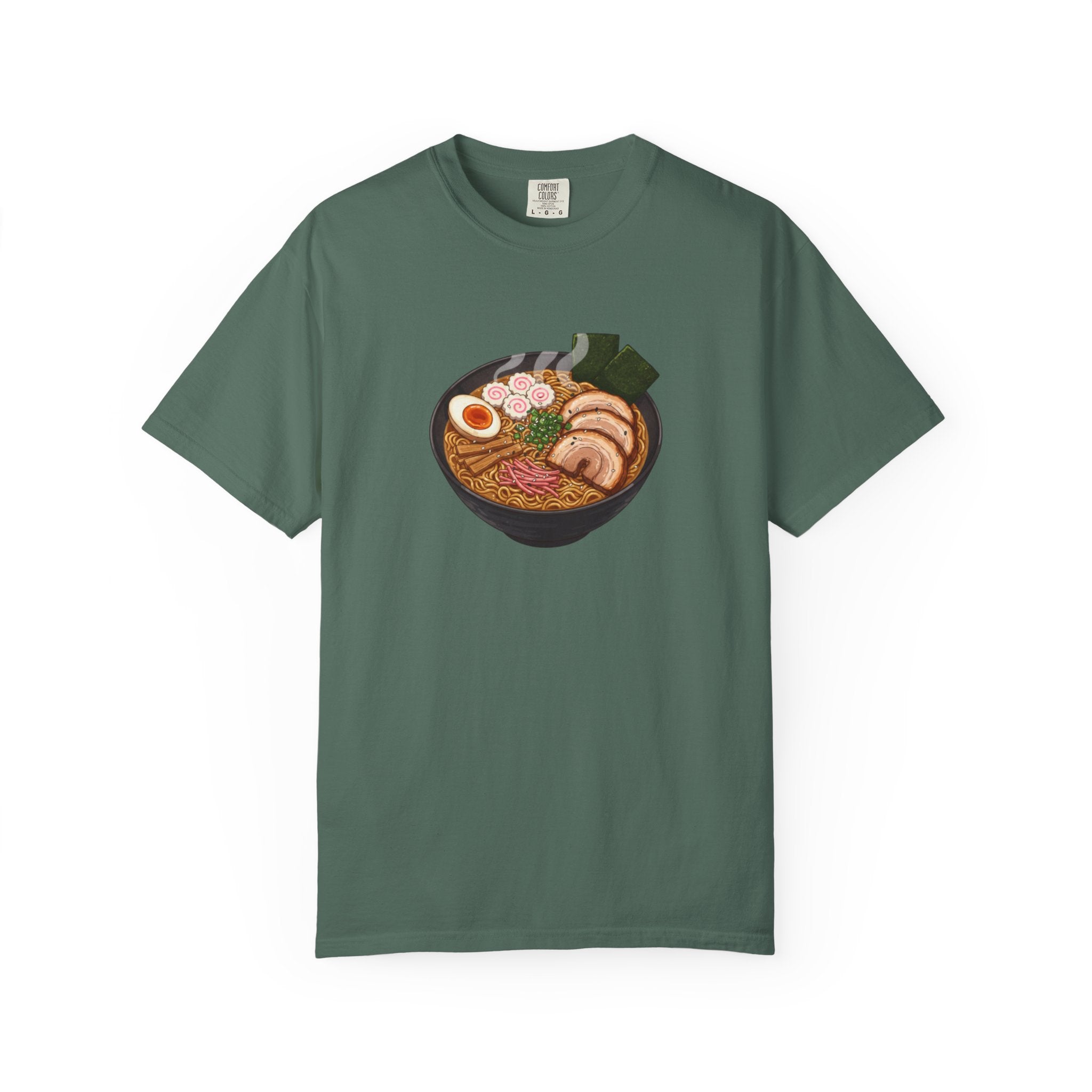 Ramen Bowl Illustration T-shirt | Cute Noodle Soup Graphic