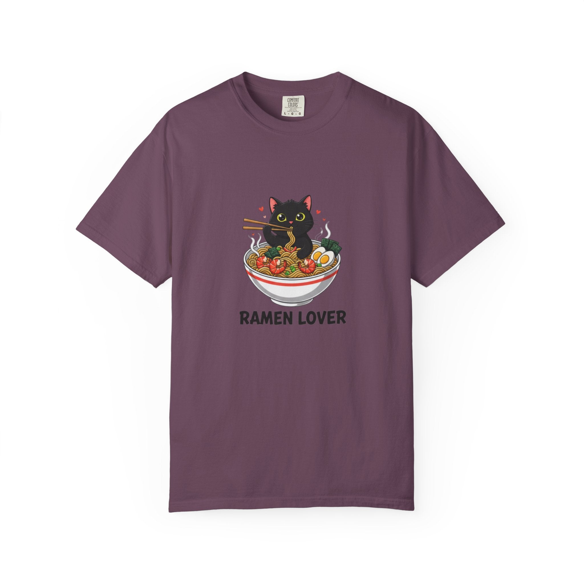 Ramen Cat Garment-Dyed T-shirt