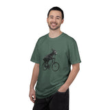 Goat Riding Bicycle T-shirt | Funny Animal Bike Tee