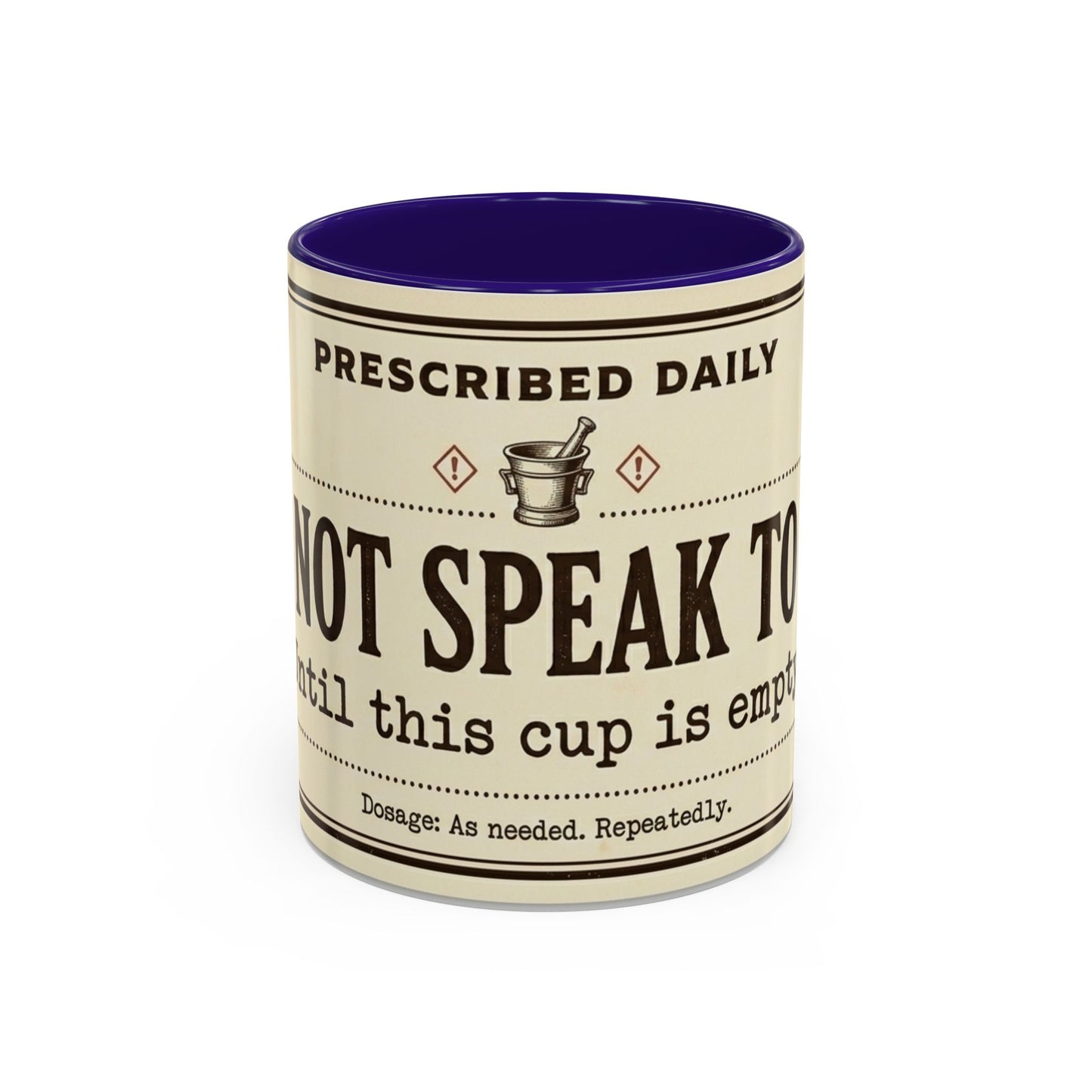 Do Not Speak To Me Mug | Prescription Coffee Mug, Funny Morning Quote