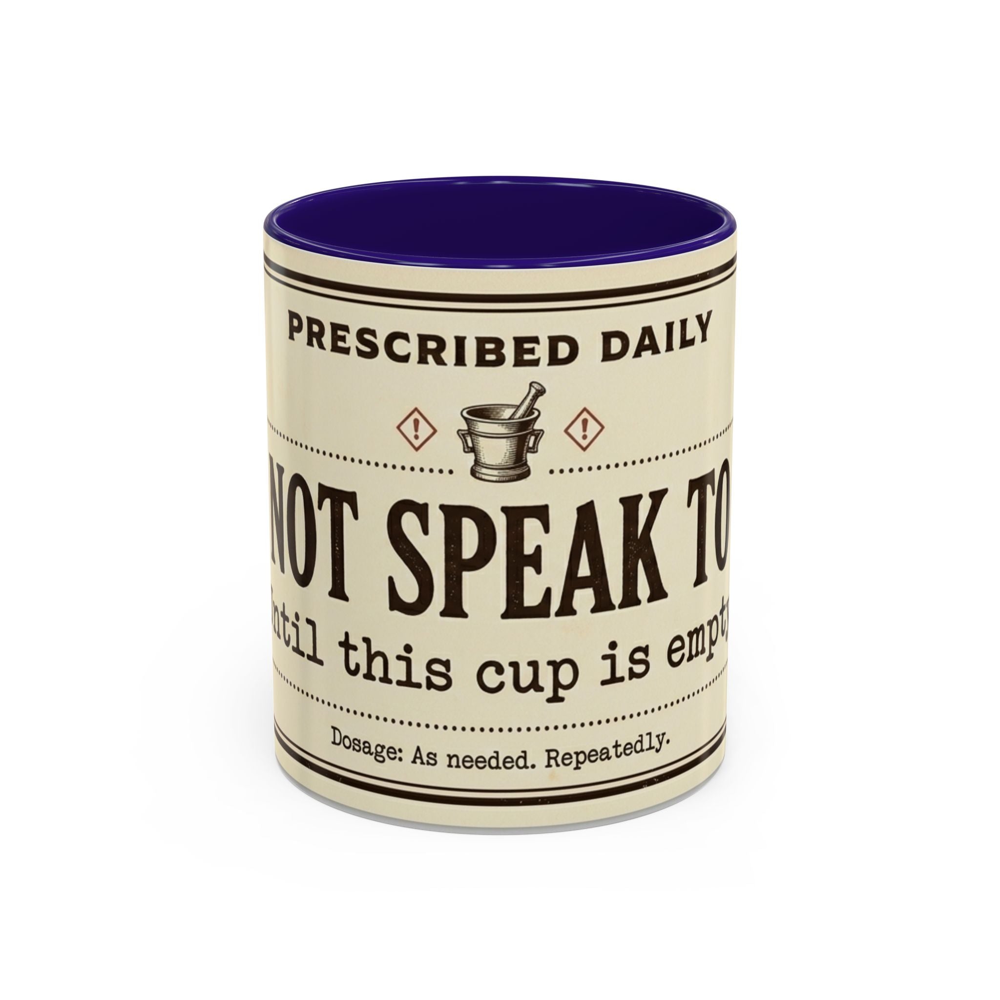 Do Not Speak To Me Mug | Prescription Coffee Mug, Funny Morning Quote