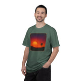 Sunset Palm Silhouette T-shirt | Tropical Sunset Tee