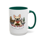 French Bulldog Pasta in Rome Mug | Ceramic Coffee Cup